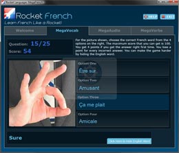Improve your French vocabulary with MegaVocab