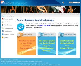 Rocket Spanish Learning Lounge  Screen Shot